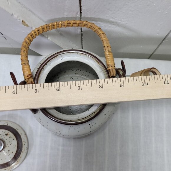 Vintage Otagiri Autumn Stoneware Tea Set | Teapot & 6 Cups | Retro MCM Japan - Picture 13 of 16